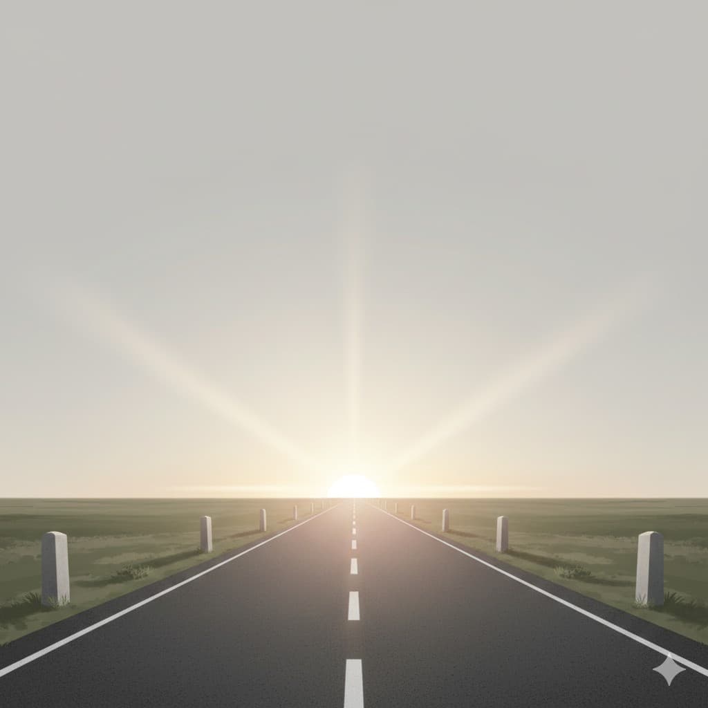 A calm compounding concept image for dividend growth over time