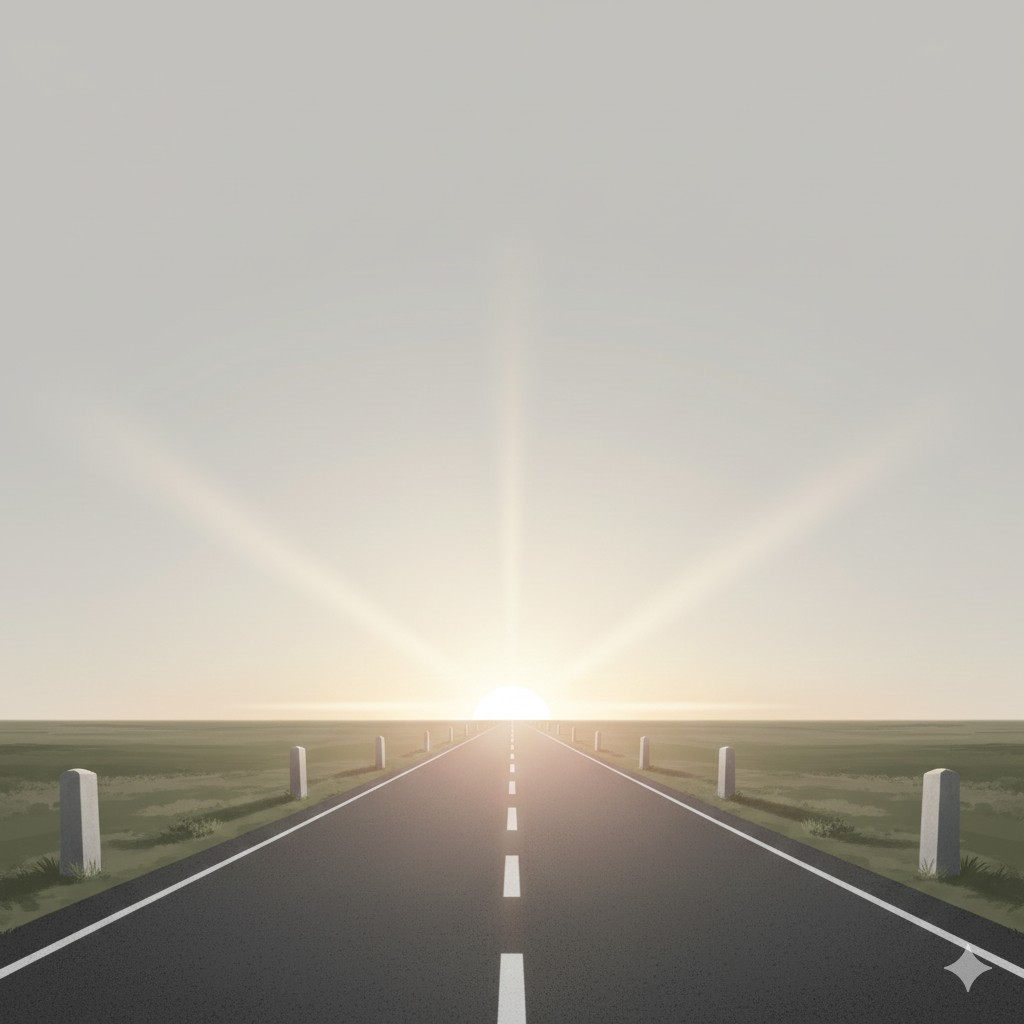 A calm compounding concept image for dividend growth over time